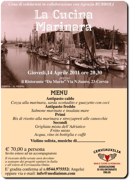 cena benefica a favore di Cervia Auxilia